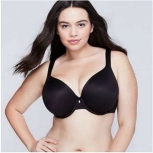 NEW Lane Bryant Cacique Bra Intuition Black 44DD